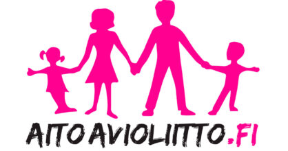Kuvassa Aito Avioliitto ry:n logo, jossa on kuvattuna perhe.