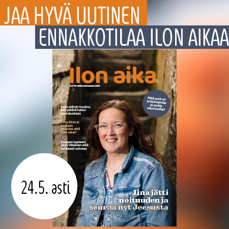 Ilon Aika 2026 ennakkomyynti mainos.