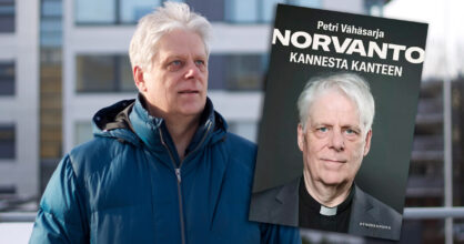Jukka Norvanto ja elämäkertakirja.