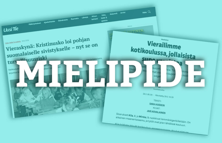 Kuvakaappaukset lehtiartikkeleista.