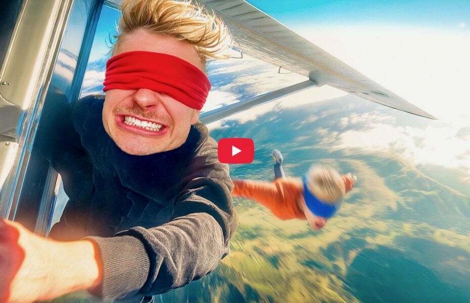 Weksi hyppää lentokoneesta