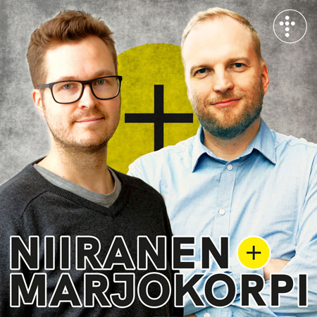 Niiranen ja Marjokorpi-podcastin mainos.