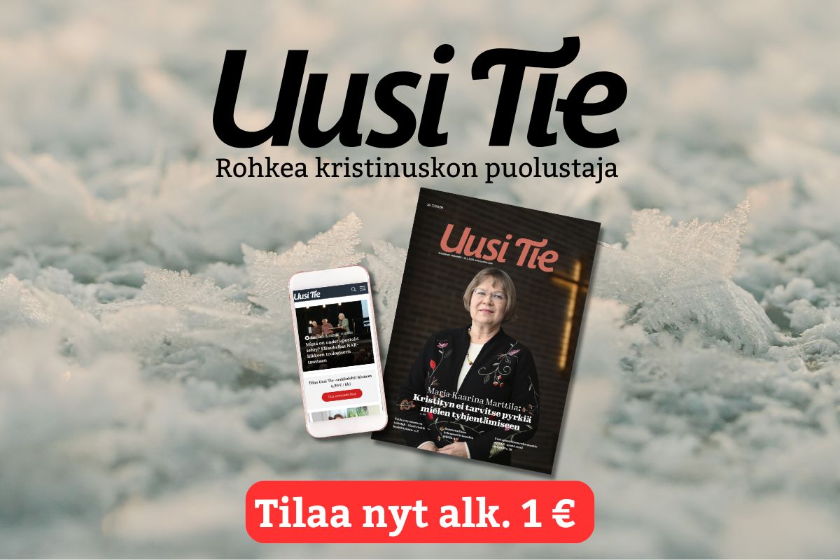 Uusi Tie -lehden mainos.