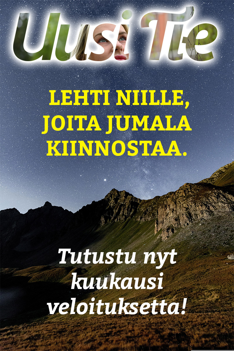 Uusi Tie kuukausi veloituksetta -mainos.