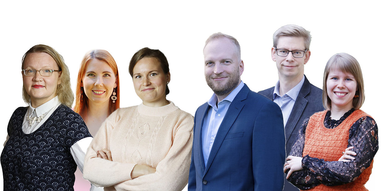 Uuden Tien toimittajat rivissä.